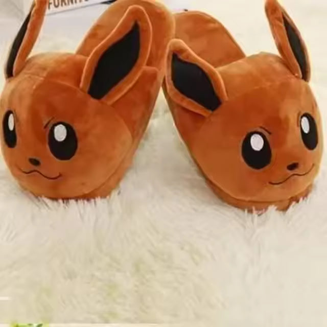 Zapatillas Pokémon Eevee, color beige, talla 35-39